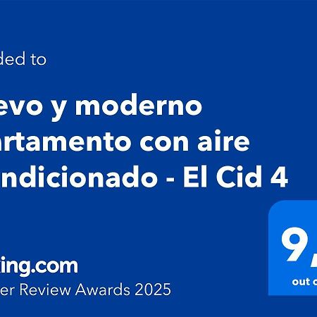 Nuevo Y Moderno Apartamento Con Aire Acondicionado - El Cid 4 Бурриана Экстерьер фото
